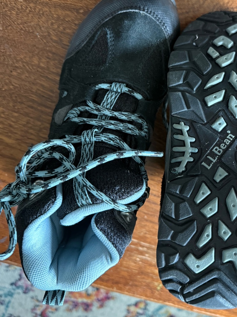 Youth L.L. Bean hiking boots